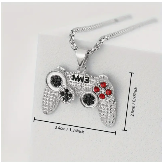 Silver - Gamer Chain and Pendant (Copy)