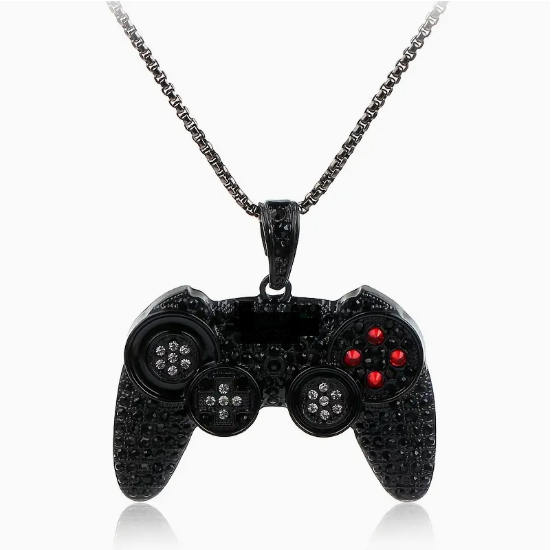 Black - Gamer Chain and Pendant